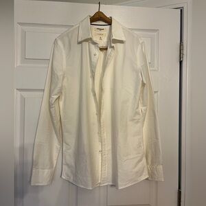 Goodthreads Cream Button-Down Dress Shirt